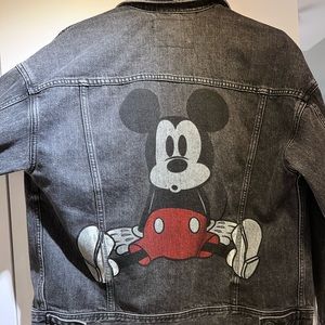 Mickey black jean jacket